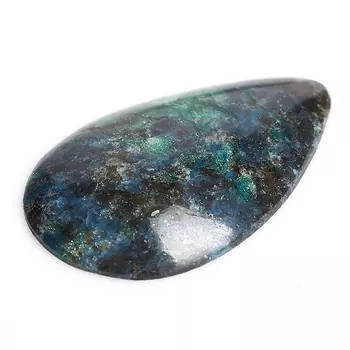 Кабошон слюда (фуксит) 25*39 мм