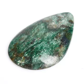 Кабошон слюда (фуксит) 25*40 мм