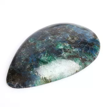 Кабошон слюда (фуксит) 25*42 мм