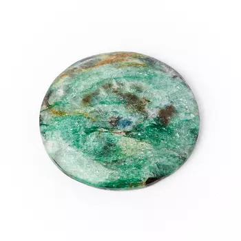 Кабошон слюда (фуксит) 26*27 мм