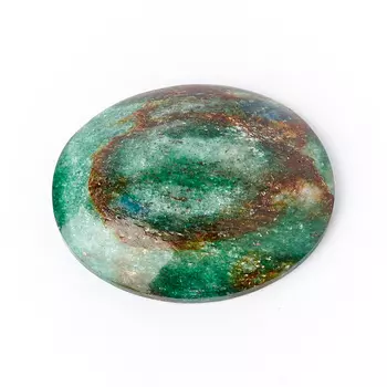 Кабошон слюда (фуксит) 26*31 мм