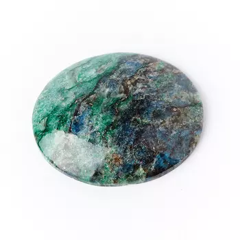 Кабошон слюда (фуксит) 26*31 мм