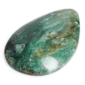 Кабошон слюда (фуксит) 26*40 мм