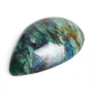 Кабошон слюда (фуксит) 26*40 мм