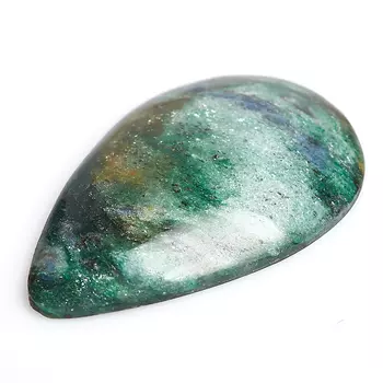 Кабошон слюда (фуксит) 26*41 мм