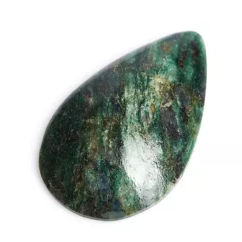 Кабошон слюда (фуксит) 26*42 мм