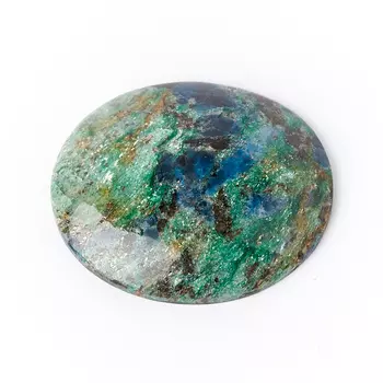 Кабошон слюда (фуксит) 27*31 мм