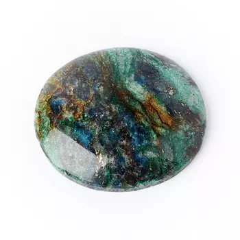 Кабошон слюда (фуксит) 28*30 мм