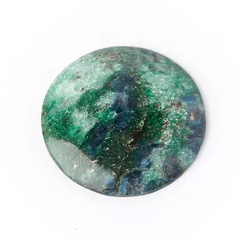 Кабошон слюда (фуксит) 28 мм