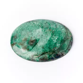 Кабошон слюда (фуксит) 29*39 мм