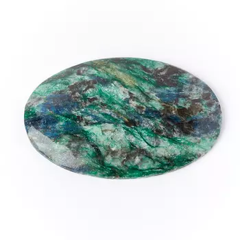 Кабошон слюда (фуксит) 29*43 мм