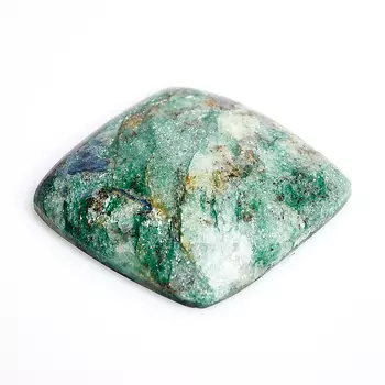 Кабошон слюда (фуксит) 30*30 мм