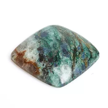 Кабошон слюда (фуксит) 30*31 мм