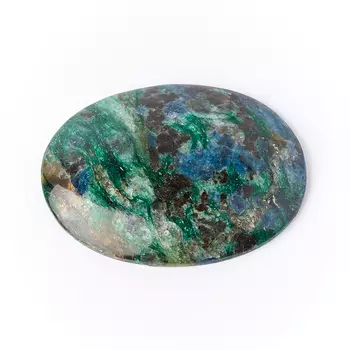 Кабошон слюда (фуксит) 30*39 мм