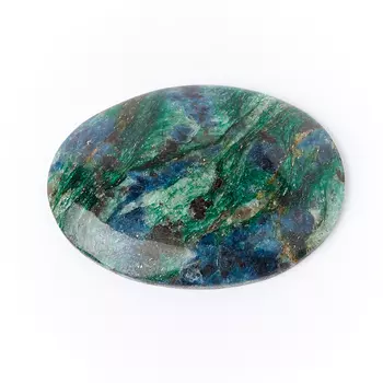 Кабошон слюда (фуксит) 30*39 мм