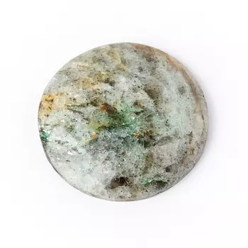 Кабошон слюда (фуксит) 30 мм