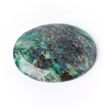 Кабошон слюда (фуксит) 32*40 мм