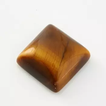 Кабошон тигровый глаз 10*10 мм