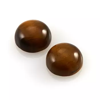 Кабошон тигровый глаз 8 мм