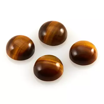 Кабошон тигровый глаз 8 мм