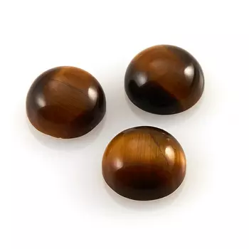 Кабошон тигровый глаз 8 мм