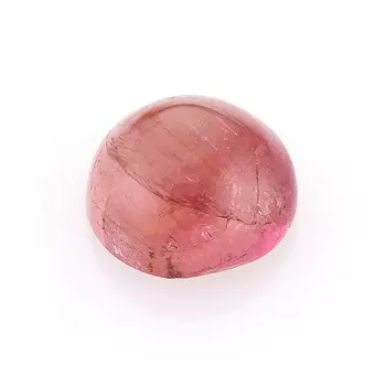 Кабошон турмалин розовый (рубеллит) 8 мм