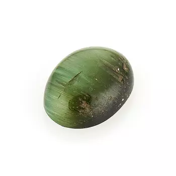Кабошон турмалин зеленый (верделит) 6*8 мм