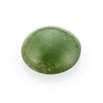 Кабошон турмалин зеленый (верделит) 8 мм