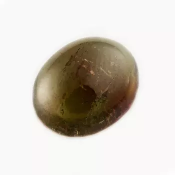 Кабошон турмалин зеленый (верделит) 9*11 мм