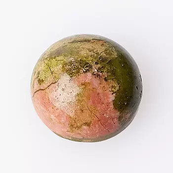 Кабошон унакит 8 мм