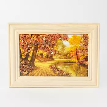 Картина Природа янтарь 10х14 см