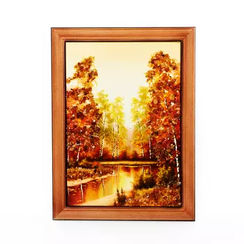 Картина Природа янтарь 15х21 см