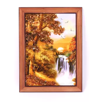 Картина Природа янтарь 15х21 см