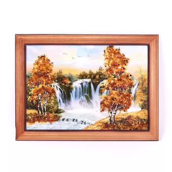 Картина Природа янтарь 15х21 см