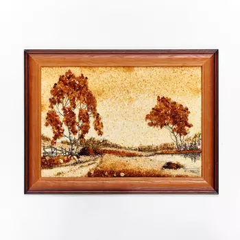 Картина Природа янтарь 21х30 см