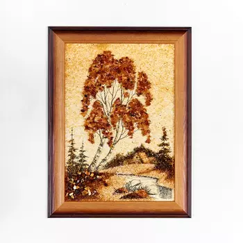 Картина Природа янтарь 21х30 см