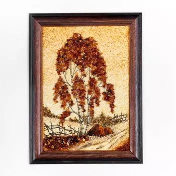 Картина Природа янтарь 21х30 см