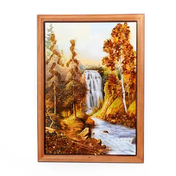 Картина Природа янтарь 21х30 см