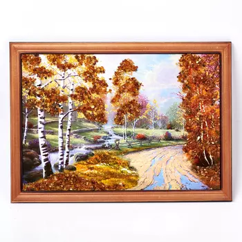 Картина Природа янтарь 21х30 см