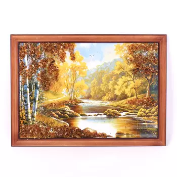 Картина Природа янтарь 21х30 см