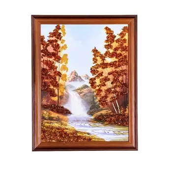 Картина Природа янтарь 30х40 см