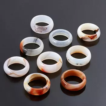 Кольцо агат (цельное) размер 20