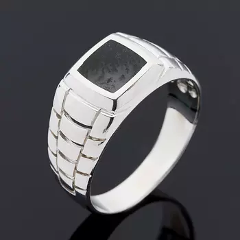 Кольцо агат пейзажный (серебро 925 пр.) размер 23