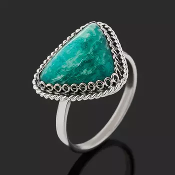 Кольцо амазонит (нейзильбер) размер 16,5