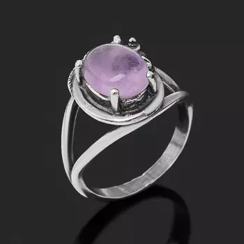 Кольцо аметист (нейзильбер) размер 18