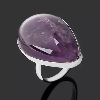 Кольцо аметист (нейзильбер) размер 18,5