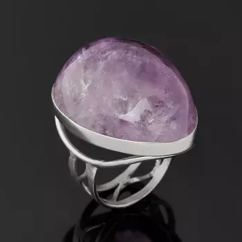 Кольцо аметист (нейзильбер) размер 18,5