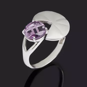 Кольцо аметист огранка (серебро 925 пр.) размер 18,5