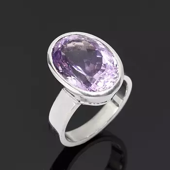 Кольцо аметист (серебро 925 пр.) огранка размер 18