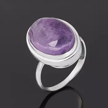 Кольцо аметист (серебро 925 пр.) размер 17